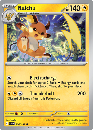 SV Paldea Evolved 064/193 Raichu