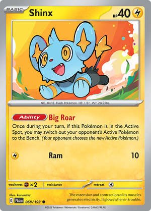 SV Paldea Evolved 068/193 Shinx Reverse Holo