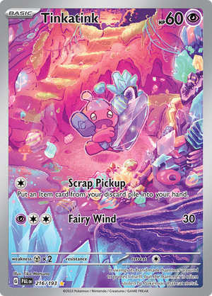 SV Paldea Evolved 216/193 Tinkatink Illustration Rare