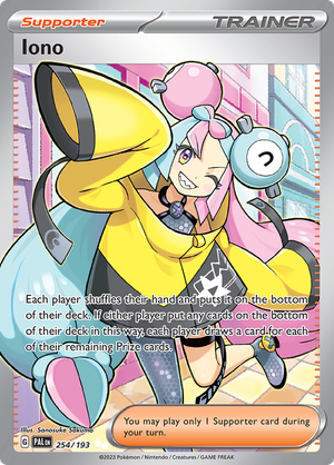 SV Paldea Evolved 254/193 Iono Full Art