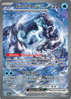 SV Paldea Evolved 261/193 Chien-Pao ex Special Illustration Rare