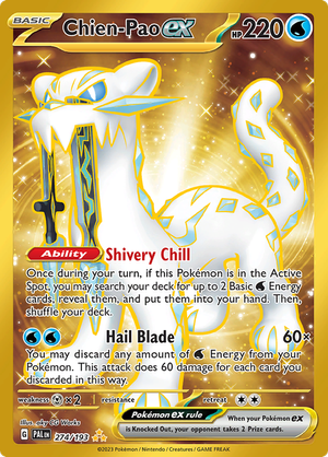 SV Paldea Evolved 274/193 Chien-Pao ex Secret Rare