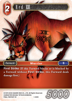 Final Fantasy  1-029C  Red XIII