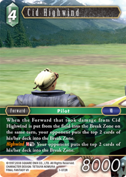 Final Fantasy  1-072R  Cid Highwind