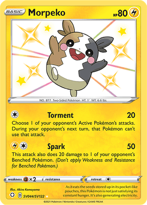 SWSH Shining Fates SV044/SV122 Morpeko