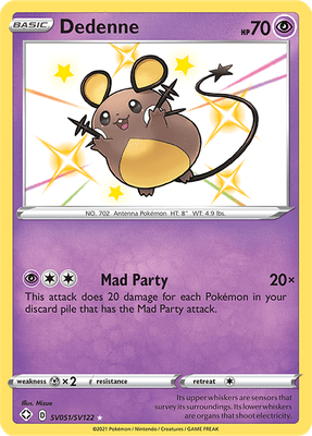 SWSH Shining Fates SV051/SV122 Dedenne