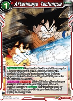 DBS Miraculous Revival BT5-023 Afterimage Technique Foil