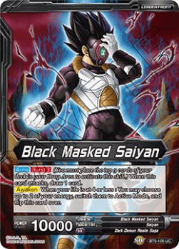 DBS Miraculous Revival BT5-105 Black Masked Saiyan / Powerthirst Black Masked Saiyan (Leader)