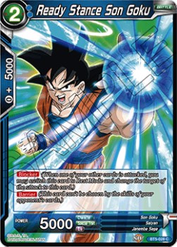 DBS Miraculous Revival BT5-028 Ready Stance Son Goku Foil