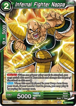 DBS Miraculous Revival BT5-071 Infernal Fighter Nappa Foil