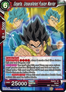 DBS Destroyer Kings BT6-015 Gogeta, Unparalleled Fusion Warrior Foil