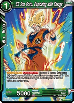 DBS Destroyer Kings BT6-055 SS Son Goku, Exploding with Energy
