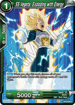 DBS Destroyer Kings BT6-056 SS Vegeta, Exploding with Energy