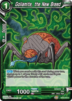 DBS Destroyer Kings BT6-070 Goliamite, the New Breed Foil