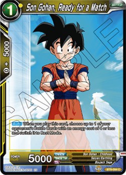 DBS Destroyer Kings BT6-084 Son Gohan, Ready for a Match