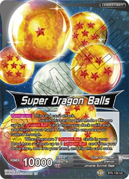 DBS Destroyer Kings BT6-106 Super Dragon Balls / Super Shenron, the Almighty (Leader) Foil