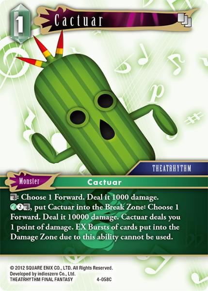 Final Fantasy  4-058C  Cactuar