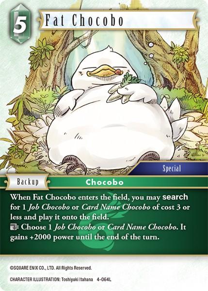 Final Fantasy  4-064L  Fat Chocobo