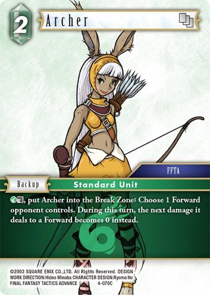 Final Fantasy  4-070C  Archer