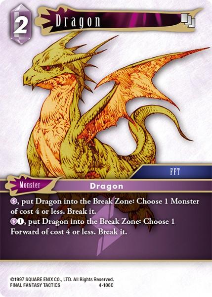 Final Fantasy  4-106C  Dragon