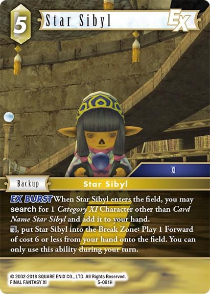 Final Fantasy  5-091H  Star Sibyl