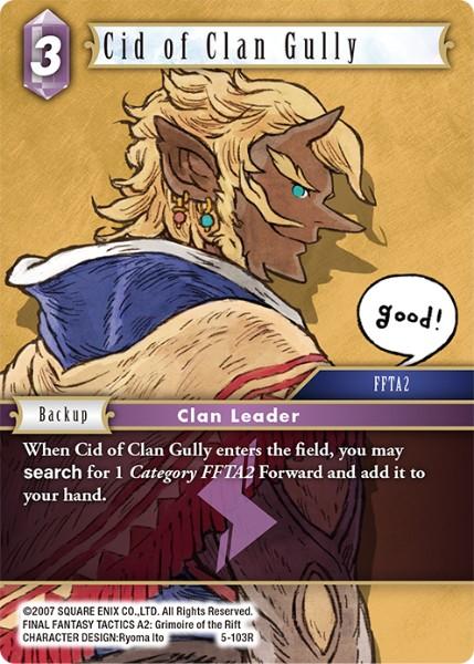 Final Fantasy  5-103R  Cid of Clan Gully