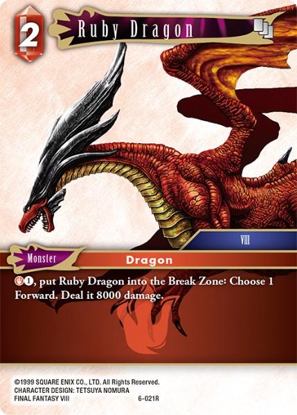 Final Fantasy  6-021R  Ruby Dragon