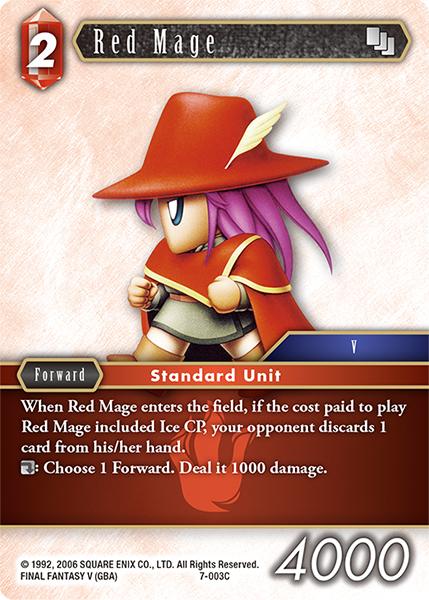 Final Fantasy  7-003C  Red Mage