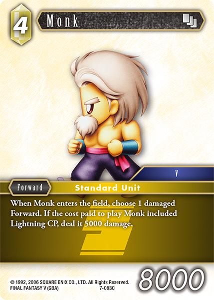 Final Fantasy  7-083C  Monk