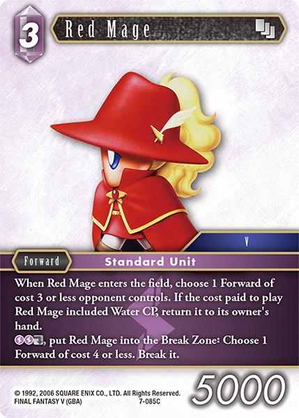 Final Fantasy  7-085C  Red Mage