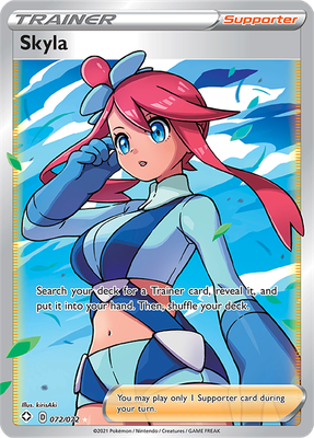 SWSH Shining Fates 072/072 Skyla Full Art