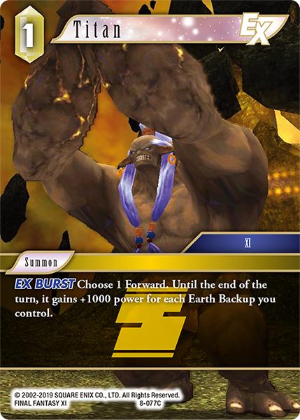 Image of Final Fantasy  8-077C  Titan