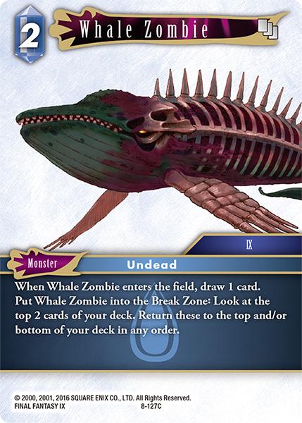Image of Final Fantasy  8-127C  Whale Zombie
