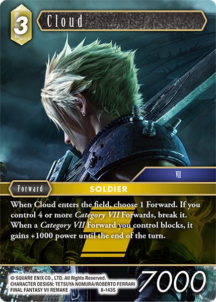 Image of Final Fantasy  8-143S  Cloud