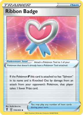 SWSH Evolving Skies 155/203 Ribbon Badge