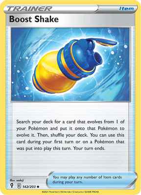 SWSH Evolving Skies 142/203 Boost Shake