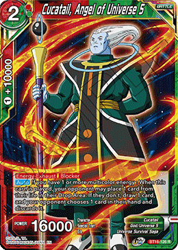 DBS Realm of the Gods BT16-126 Cucatail, Angel of Universe 5 Foil
