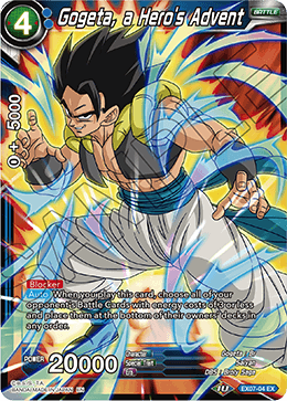 DBS Expansion Set 07: Magnificent Collection - Fusion Hero EX07-04 Gogeta, a Hero's Advent Foil