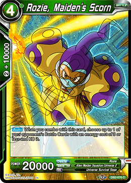 DBS Draft Box 5: Divine Multiverse DB2-076 Rozie, Maiden's Scorn