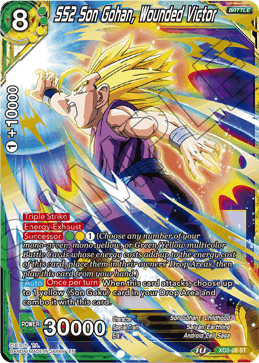 DBS Expert Deck: The Ultimate Life Form XD3-08 SS2 Son Gohan, Wounded Victor Foil