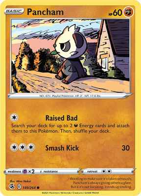 SWSH Fusion Strike 149/264 Pancham