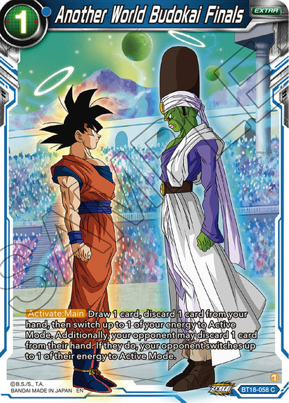 DBS Dawn of the Z-Legends BT18-058 Another World Budokai Finals Foil
