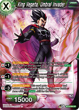 DBS Supreme Rivalry BT13-064 King Vegeta, Umbral Invader