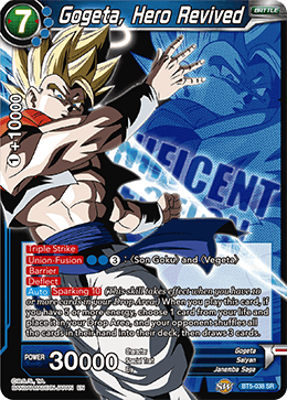 DBS Miraculous Revival BT5-038 Gogeta, Hero Revived (SR) (Magnificent Collection)