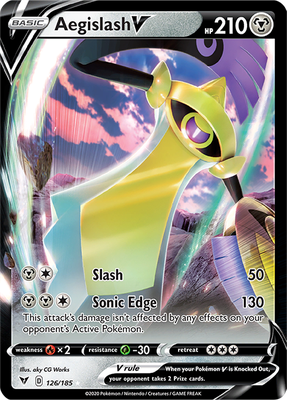 SWSH Vivid Voltage 126/185 Aegislash V