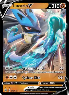 SWSH Astral Radiance 078/189 Lucario V