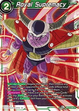 DBS Supreme Rivalry BT13-090 Royal Supremacy Foil