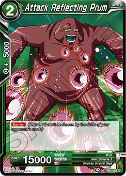 DBS The Tournament of Power TB1-065 Attack Reflecting Prum Foil