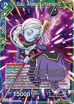 DBS Realm of the Gods BT16-139 Kusu, Angel of Universe 10 SR