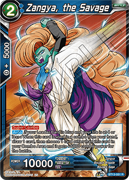 DBS Supreme Rivalry BT13-051 Zangya, the Savage Foil